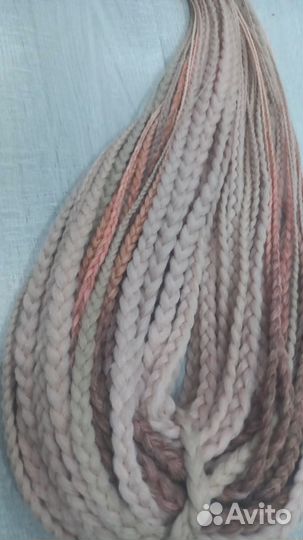 Комплект де кос розовый микс