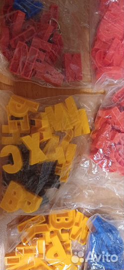 Детские магнитные буквы