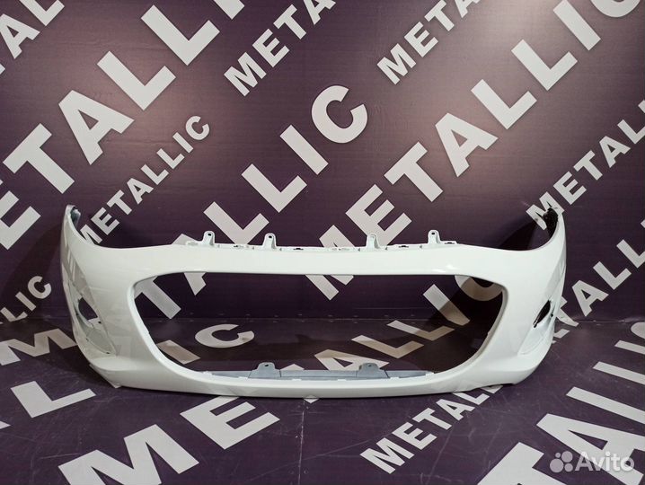 Бампер передний новый Калина 2, цвет белый