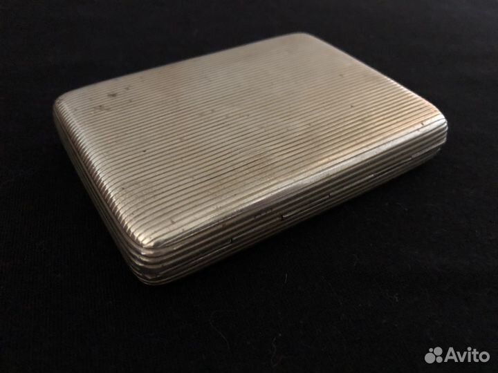 Серебряный портсигар 84 пробы