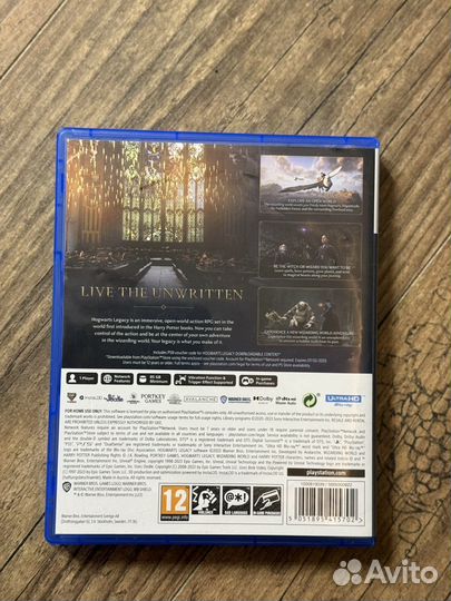 Hogwarts legacy ps5 диск