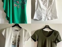 Женские летние футболки топы 44-46 пакетом