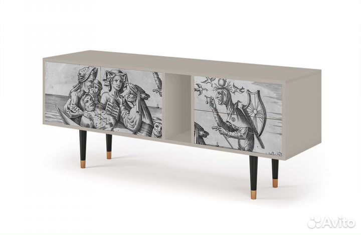 Тв-тумба T1 - Сатин - Blau Schuyte