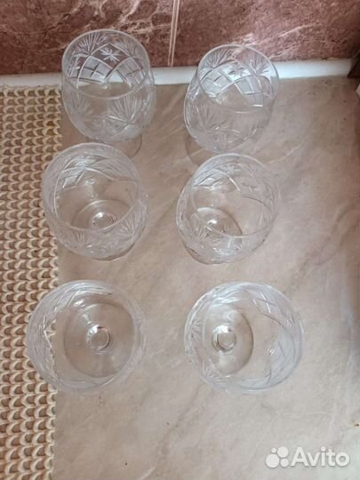 Хрустальные фужеры бокалы дятьково