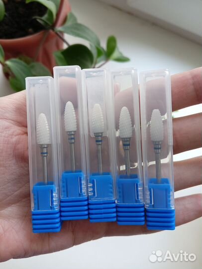 Фрезы для маникюра, новые 5шт