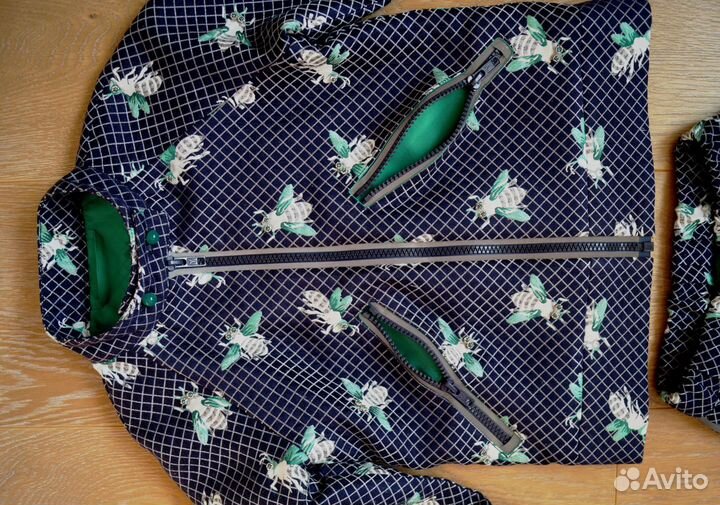 Стильный костюм куртка+брюки жаккард на 4-5лет