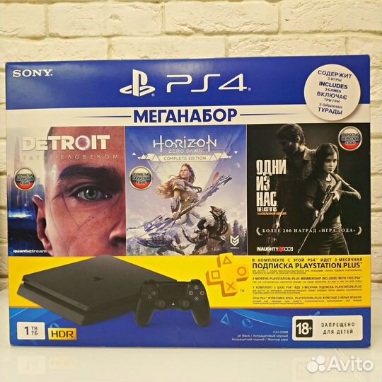 Sony playstation 4 Slim 1Tb Прошитая GoldHen 9.00