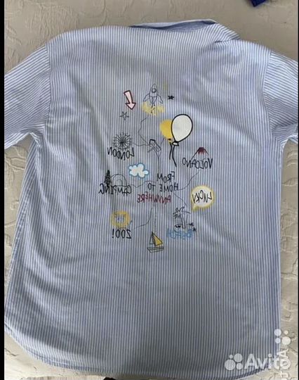 Рубашка zara для девочки