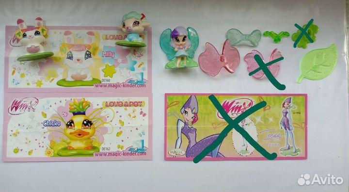 Фигурки Pop Pixie, Winx, Fairy Land Cuties
