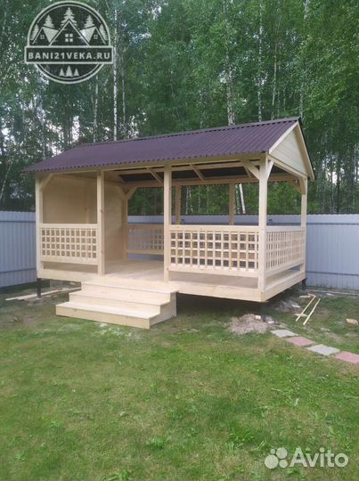 Беседка открытая 3х5
