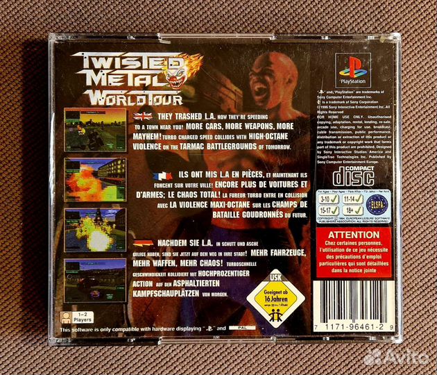 Twisted Metal World Tour PS1
