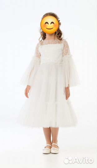 Нарядное платье для девочки 122 128
