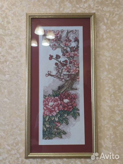 Картина вышитая крестом