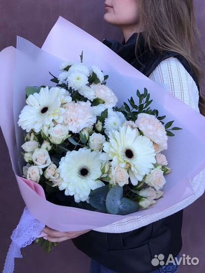 Букеты и композиции из гербер