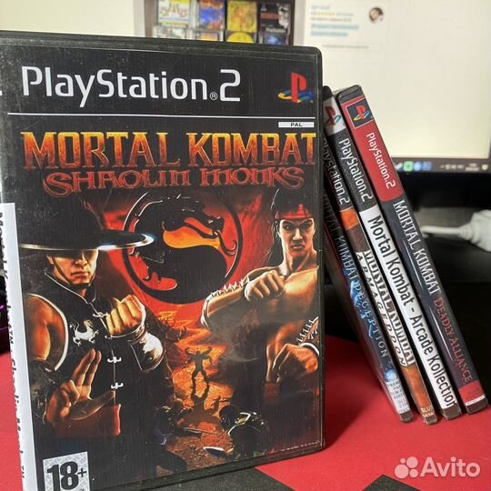 Набор игр для playstation 2 (ps2) mortal kombat