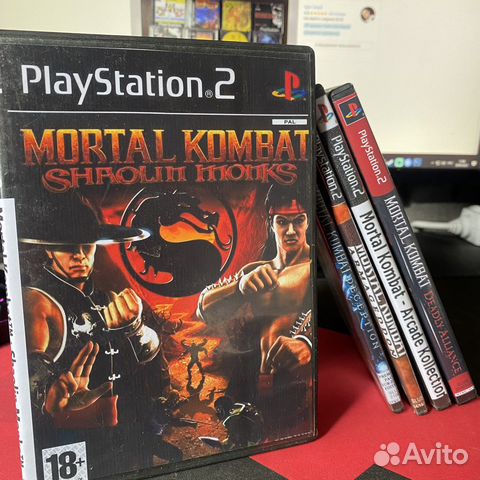 Набор игр для playstation 2 (ps2) mortal kombat