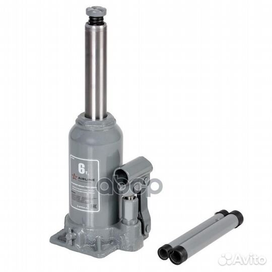 Домкрат бутылочный 6т (MIN - 180 мм, MAX - 350