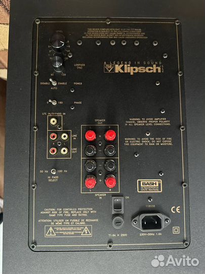 Сабвуфер Klipsch KSW 15