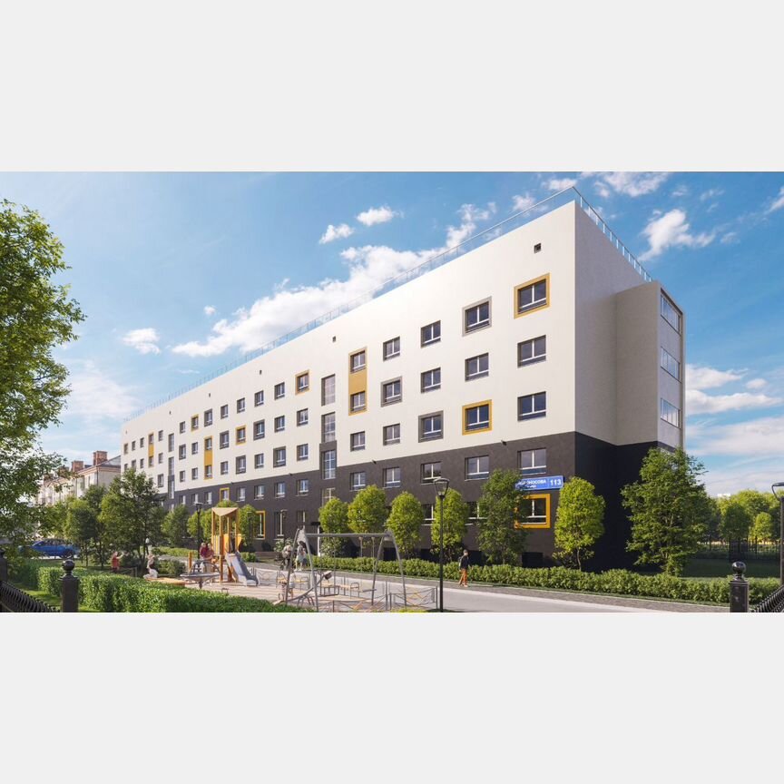 1-к. квартира, 43,4 м², 1/5 эт.