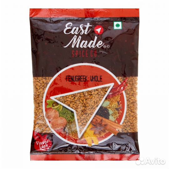 Пажитник целый eastmade spices fenugreek whole 100