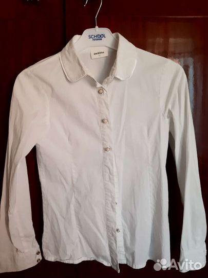 Блузка белая