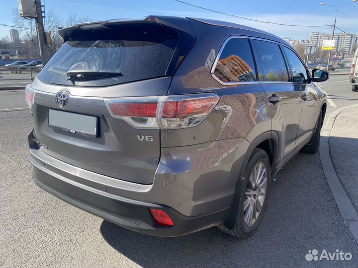 Toyota Highlander 3.5 AT, 2015, 102 000 км