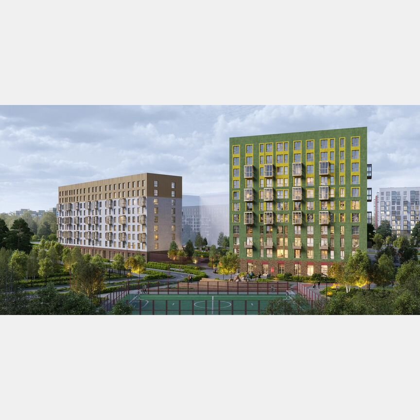Квартира-студия, 23,1 м², 3/9 эт.