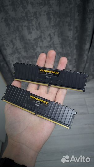 Оперативная память ddr4 corsair vengeance 2x8gb