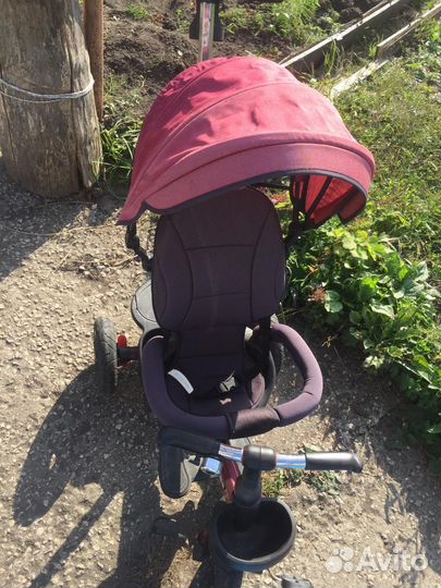 Детский велосипед с родительской ручкой