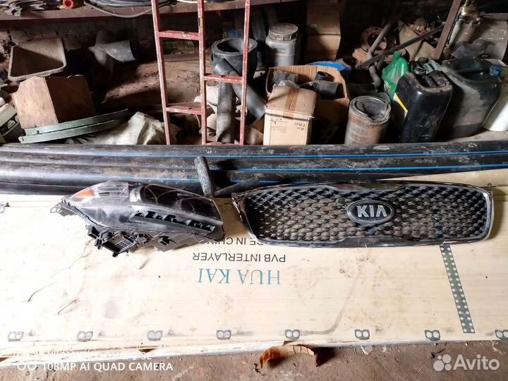 Решетка радиатора бампера kia sorento