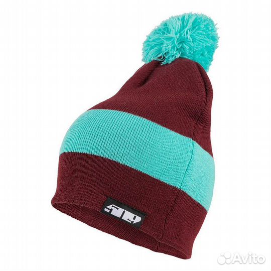 Шапка 509 Trip Pom Maroon Teal OS F09012800-101