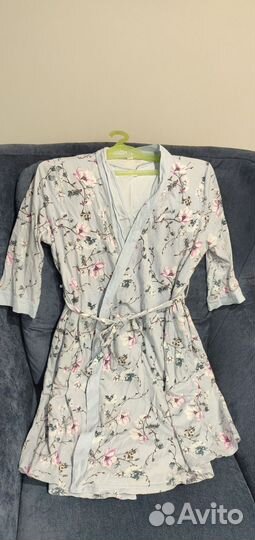 Халат и сорочка для беременных и кормящих 46