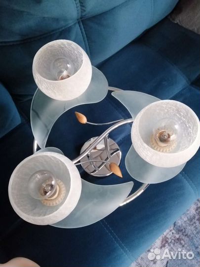 Люстра потолочная бу