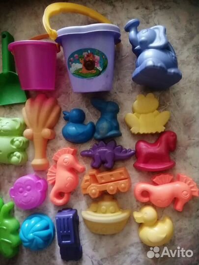 Цена за 44 шт. Игрушки для Песочницы