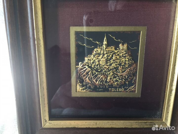 Картина чеканка Дамаскин Толедо, Испания