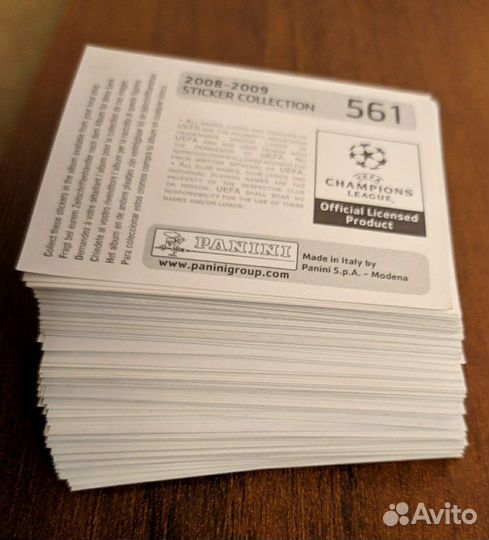 Альбом uefa champions league 2008-2009 Panini