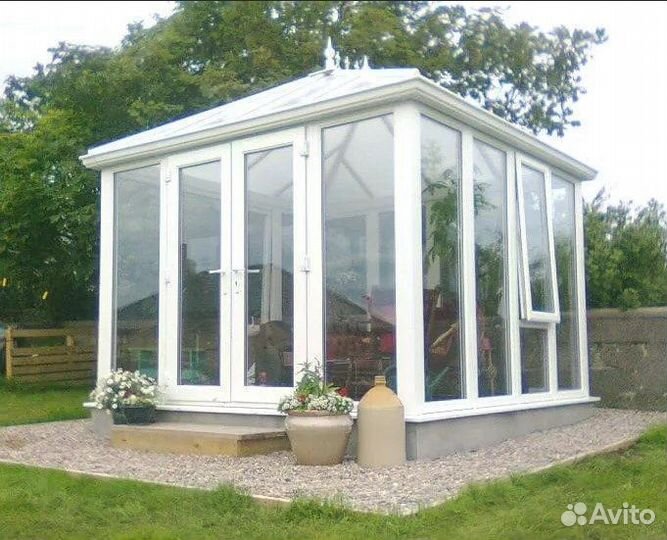 Остекление веранд, террас, беседок. Бюджетно