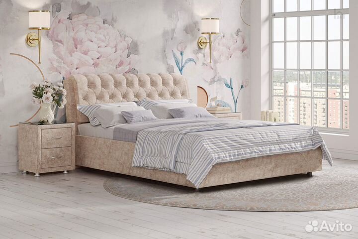 Кровать без подъемного механизма 140 x 200 Olivia