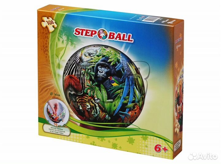 Пазл-шар Животный мир (108 элементов) (18543)