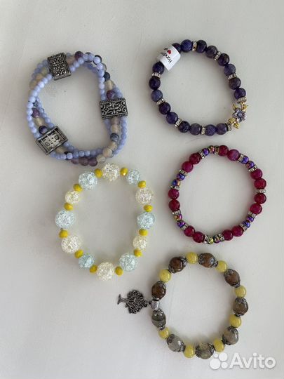 Браслеты из натуралтных камней