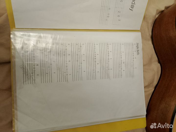 Бас гитара 6 струн, 3/4