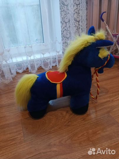 Мягкая игрушка крокодильчик и лошадка для малышей