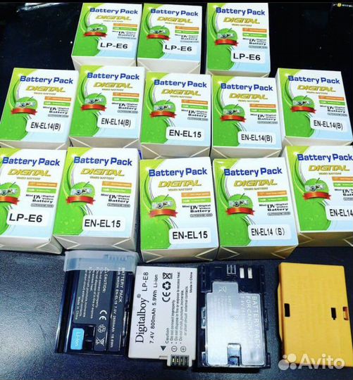 Аккумулятор для фотоаппарата canon/ nikon