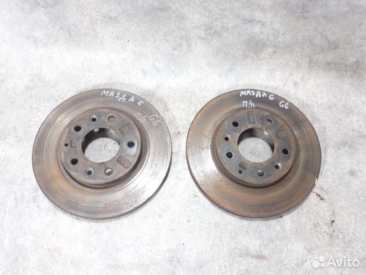 Тормозной диск Передний Мазда 6 gg 2002-2007г