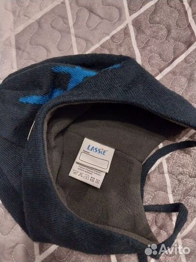 Шапка Lassie 50-52 зима на мальчика