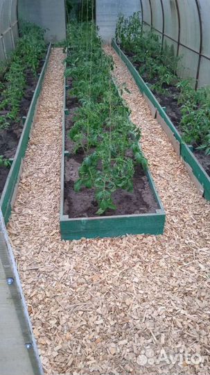 Щепа декоративная мульча