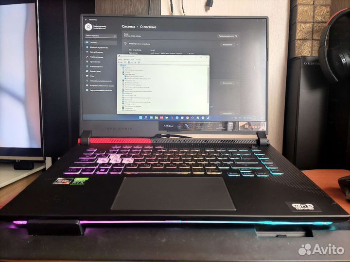 Игровой ноутбук Asus ROG Strix G15 rtx3060 ryzen 7