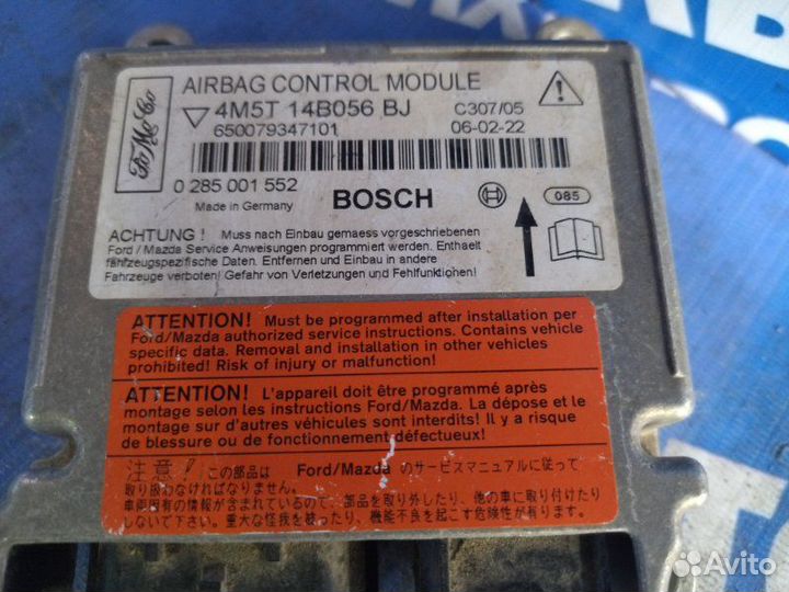 Блок управления airbag Ford Focus 2 седан aqda