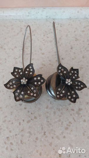 Подхват для штор Inspire «Нала» 77 см цвет золотой