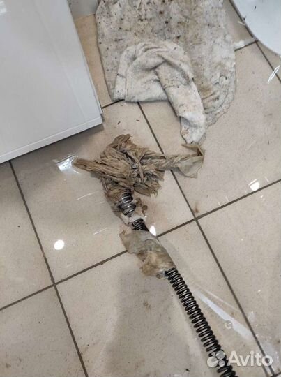 Прочистка канализационной трубы. Гарантия